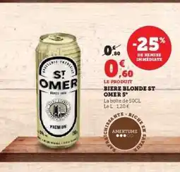 Hyper U BIERE BLONDE ST OMER 5° offre