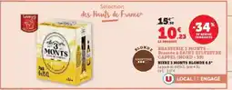 Hyper U BIERE 3 MONTS BLONDE 8.5° offre