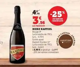 Hyper U Bière KASTEEL offre