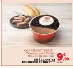 Hyper U PÂTÉ DE FOIE LA BOURGEOISE DU NORD offre