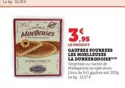 Hyper U GAUFRES FOURREES LES MOELLEUSES LA DUNKERQUOISE offre