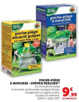 Hyper U Poche-piège à mouches - guêpes/frelons offre