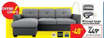 Conforama Canapé D'angle Convertible Balto offre