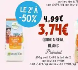 Naturalia PRIMÉAL Quinoa real blanc offre