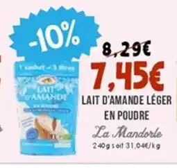 Naturalia LA MANDORLE Lait d'amande léger en poudre offre