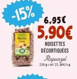 Naturalia RAPUNZEL Noisettes décortiquées offre