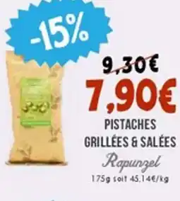 Naturalia RAPUNZEL Pistaches grillées & salées offre