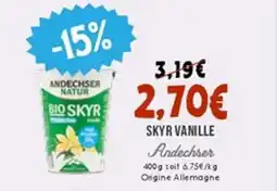 Naturalia ANDECHSER Skyr vanille offre