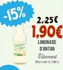 Naturalia VITAMONT Limonade d'antan offre