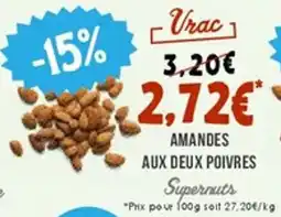 Naturalia SUPERNUTS Amandes aux deux poivres offre