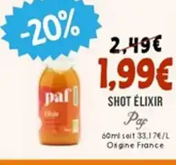 Naturalia PARF Shot elixir offre