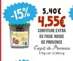 Naturalia CONFIT DE PROVENCE Confiture extra de figue rouge de provence offre
