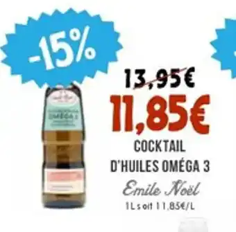 Naturalia EMILE NOEL Cocktail d'huiles oméga 3 offre