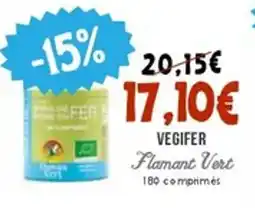 Naturalia FLAMANT VERT Vegifer offre