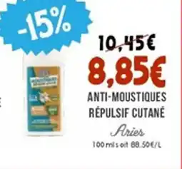 Naturalia ARIES Anti-moustiques répulsif cutané offre
