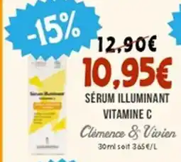 Naturalia CLEMENCE & VIVIEN Sérum illuminant vitamine c offre