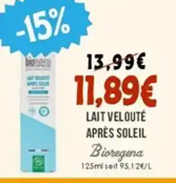 Naturalia BIOREGENA Lait veloute après soleil offre