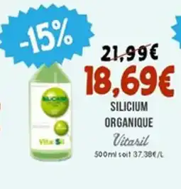Naturalia VITASIL Silicium organique offre
