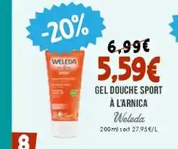 Naturalia WELEDA Gel douche sport à l'arnica offre