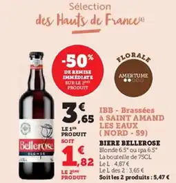 Super U BELLEROSE Biere offre