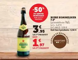 Super U HOMMELBIER Biere 7.5° offre