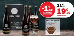 Super U Biere paix dieu 10° offre