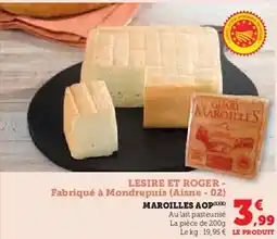 Super U Maroilles Aop offre