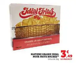 Matiere grasse ideal pour frite buchez
