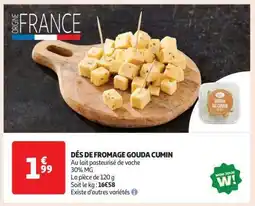 Auchan Dés De Fromage Gouda Cumin offre