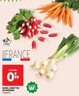 Auchan RADIS, CAROTTES OU OIGNONS offre
