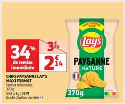 Auchan CHIPS PAYSANNE LAY'S MAXI FORMAT offre