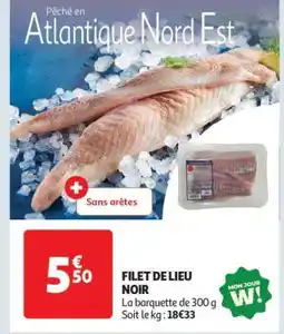 Auchan Filet De Lieu Noir offre