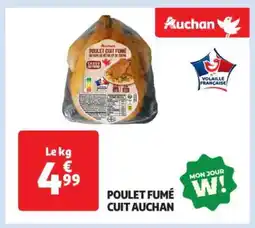 Auchan Poulet Fumé Cuit Auchan offre