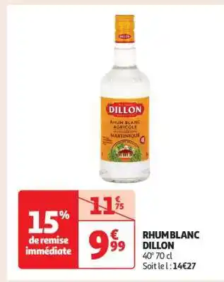 Auchan Rhum Blanc Dillon offre