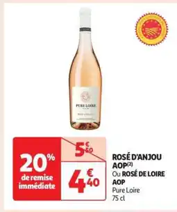 Auchan Rosé D'anjou Aop offre