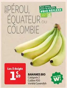 Auchan Bananes Bio offre