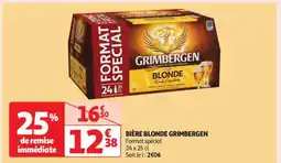 Auchan Bière Blonde Grimbergen offre