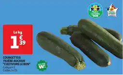 Auchan Courgettes Filière Auchan Cultivons Le Bon offre