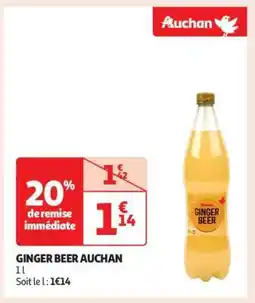 Auchan Ginger Beer Auchan offre