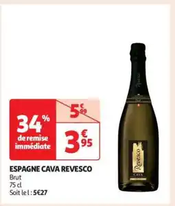 Auchan Espagne Cava Revesco offre