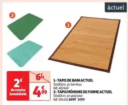 Auchan TAPIS DE BAIN ACTUEL offre