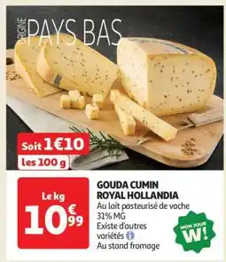 Auchan GOUDA CUMIN ROYAL HOLLANDIA offre