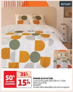 Auchan PARURE ALYA ACTUEL offre