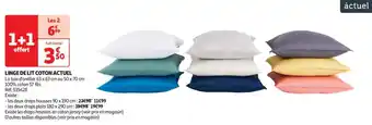 Auchan Linge De Lit Coton Actuel offre