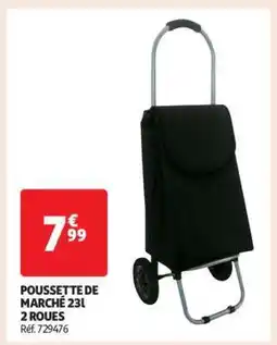 Auchan POUSSETTE DE MARCHÉ 23L 2 ROUES offre