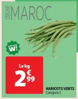 Auchan Haricots Verts offre
