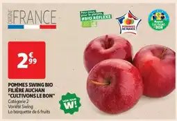 Auchan Pommes Swing Bio Filière Auchan Cultivons Le Bon offre