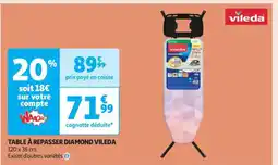 Auchan Table À Repasser Diamond Vileda offre
