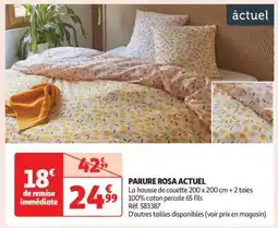 Auchan PARURE ROSA ACTUEL offre