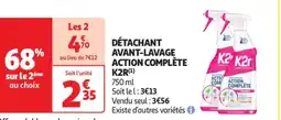 Auchan DÉTACHANT AVANT-LAVAGE ACTION COMPLÈTE K2R offre